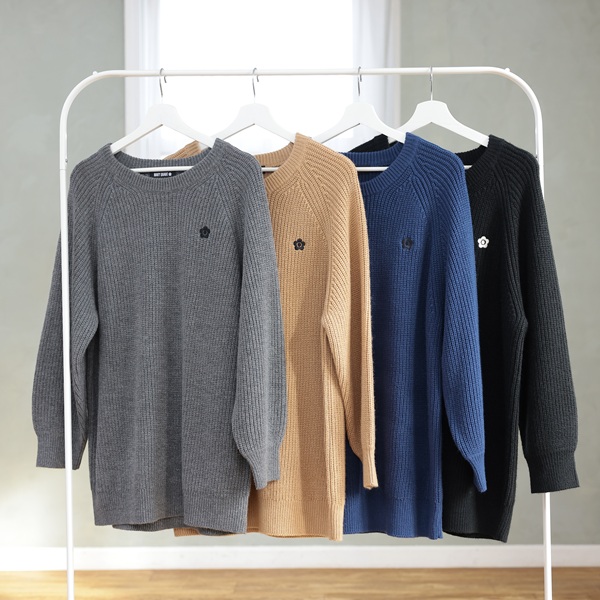 畦編みイージーニット【限定カラー】