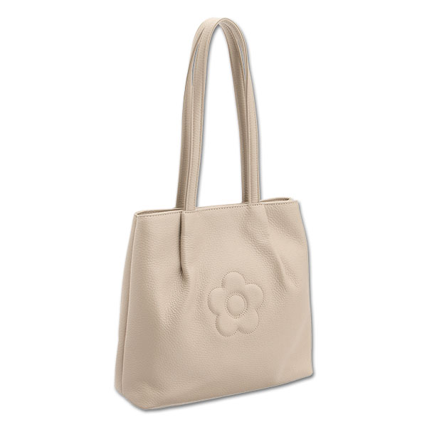 イタリアンレザーデイジー トート（ベージュ）