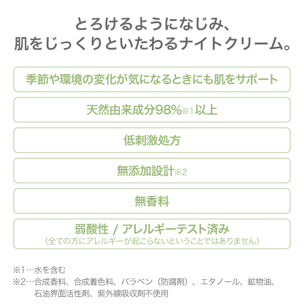 ナチュラル トリート デイ ミルク ＆ ナイト クリーム セット
