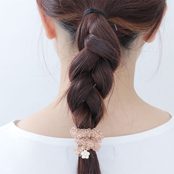 ビーズシュシュ アンティークローズ