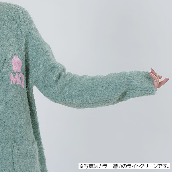 MQロゴブークレヤーン カーディガン（ブラック）