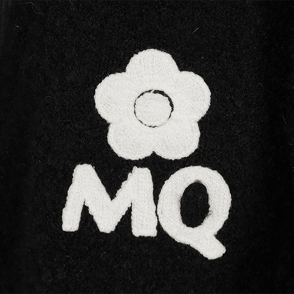 MQロゴブークレヤーン カーディガン（ブラック）