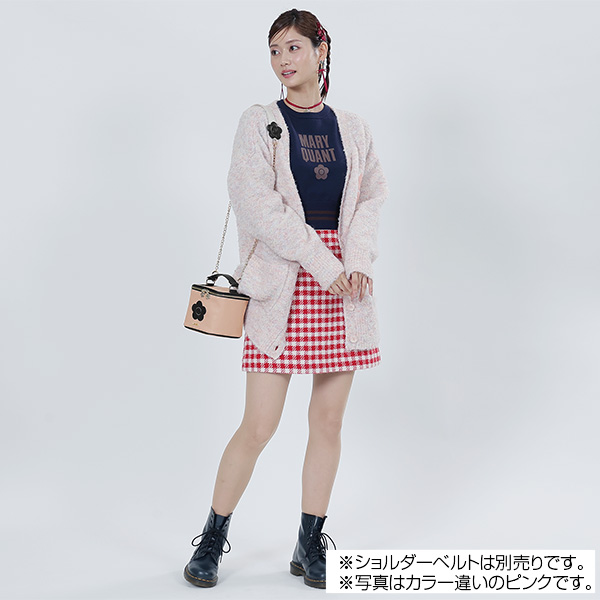 バイカラーサフィアーノデイジー キューブバニティ（ピンク）