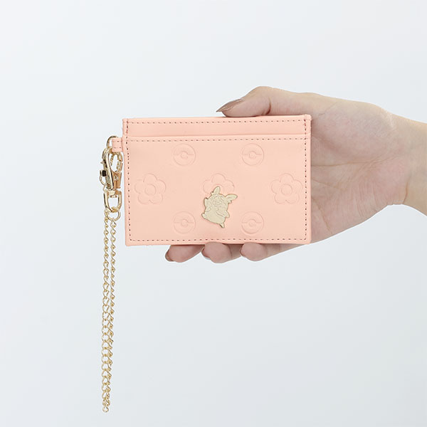 モルペコメタルエンボス シングルパスケース（ピンク）