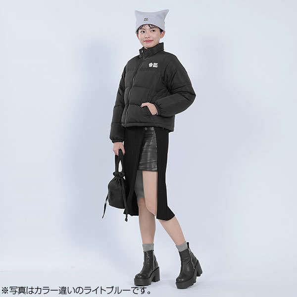 ネコミミ2WAYニット キャップ（ブラック）