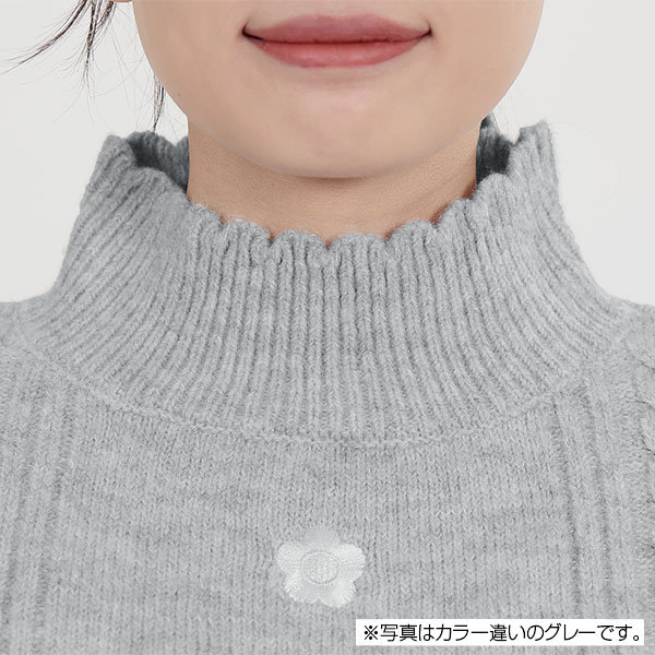 フリンジニット プルオーバー（ブラック）