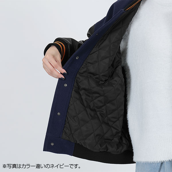 MQスタジャン ブルゾン（ブラック）