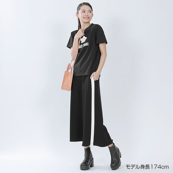 シンプルデイジーロゴ2 Tシャツ（ブラック）
