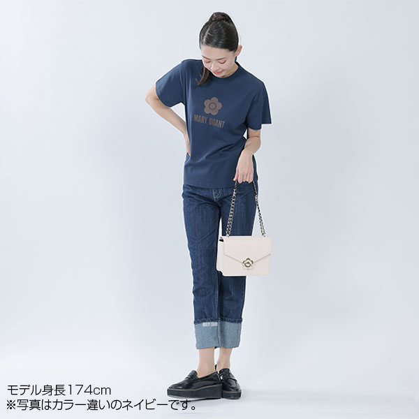 シンプルデイジーロゴ2 Tシャツ（ホワイト）