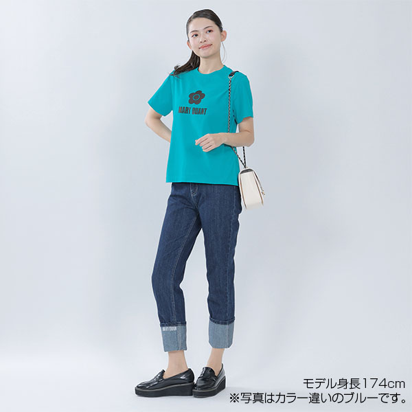 シンプルデイジーロゴ2 Tシャツ（ネイビー）