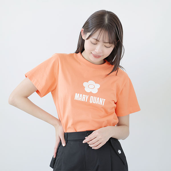 シンプルデイジーロゴ2 Tシャツ（オレンジ）