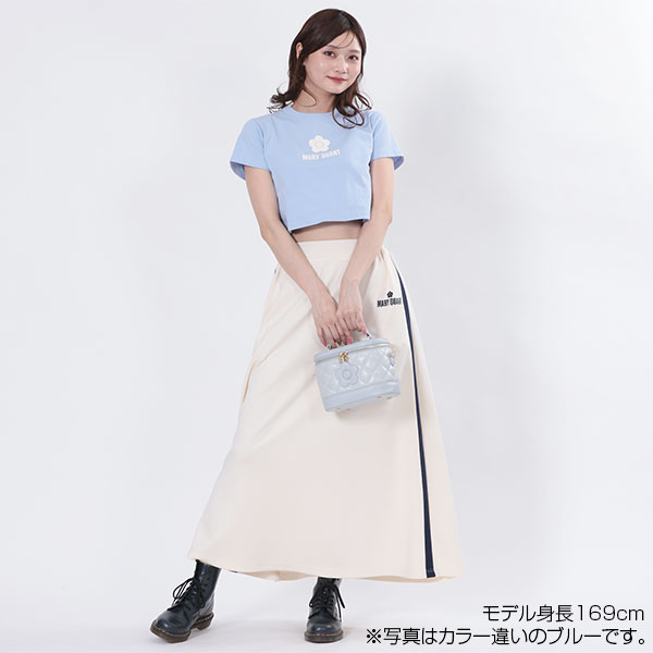 シンプルデイジーロゴクロップド Tシャツ（ライトグリーン）