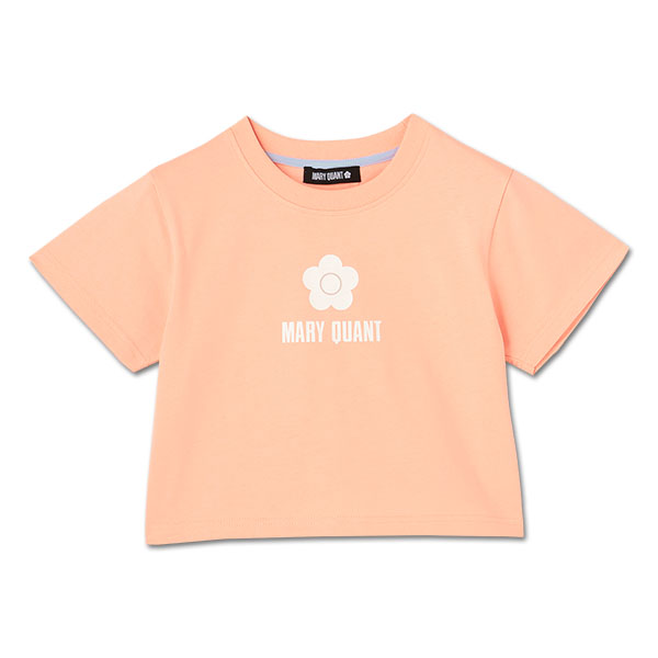 シンプルデイジーロゴクロップド Tシャツ（オレンジ）