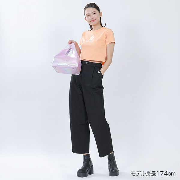シンプルデイジーロゴクロップド Tシャツ（オレンジ）