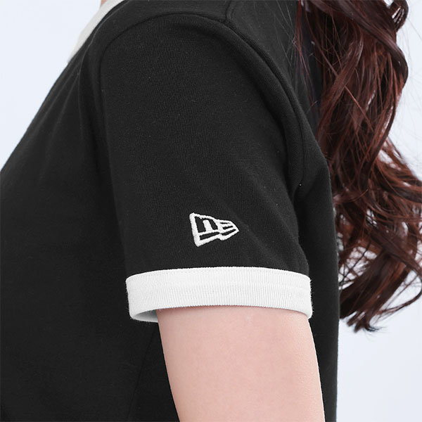 NEW ERA(R) × MARY QUANT Tシャツ（ブラック）