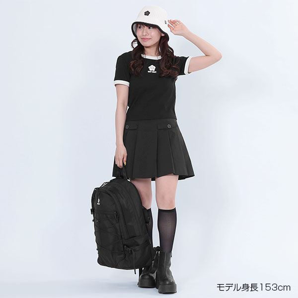 NEW ERA(R) × MARY QUANT Tシャツ（ブラック）