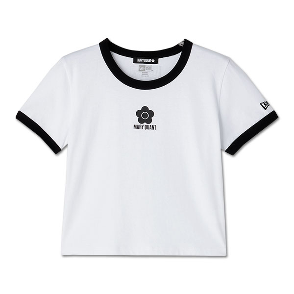 NEW ERA(R) × MARY QUANT Tシャツ（ホワイト）