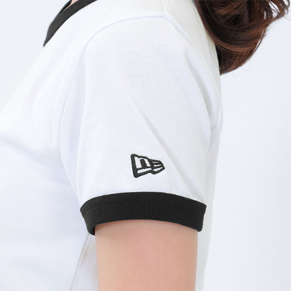 NEW ERA(R) × MARY QUANT Tシャツ（ホワイト）