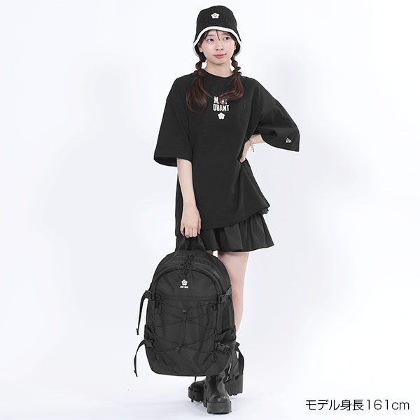 NEW ERA(R) × MARY QUANT ビッグ Tシャツ（ブラック）