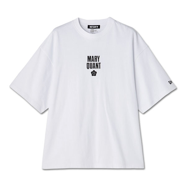 NEW ERA(R) × MARY QUANT ビッグ Tシャツ（ホワイト）