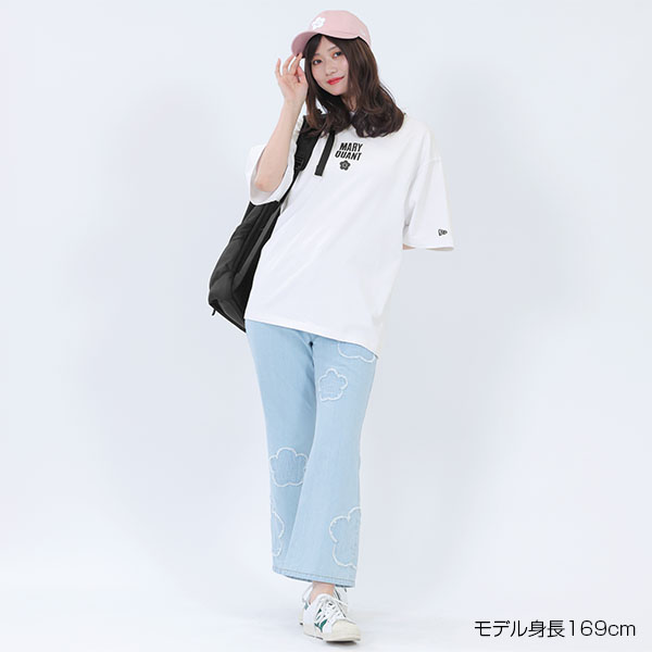 NEW ERA(R) × MARY QUANT ビッグ Tシャツ（ホワイト）