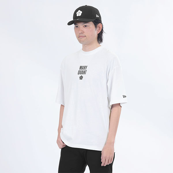 NEW ERA(R) × MARY QUANT ビッグ Tシャツ（ホワイト）