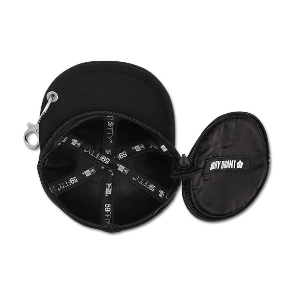 NEW ERA(R) × MARY QUANT BIGデイジー ダイカットポーチ（ブラック）
