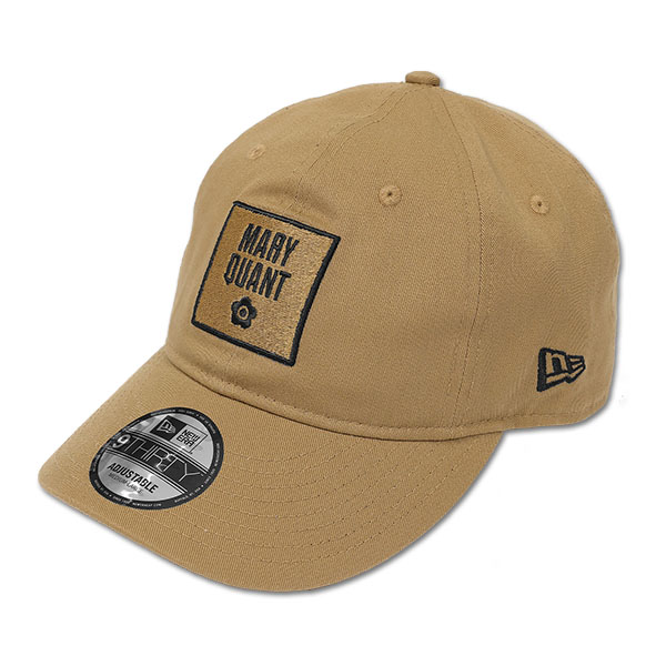 NEW ERA(R) × MARY QUANT3段ロゴ キャップ（ベージュ）