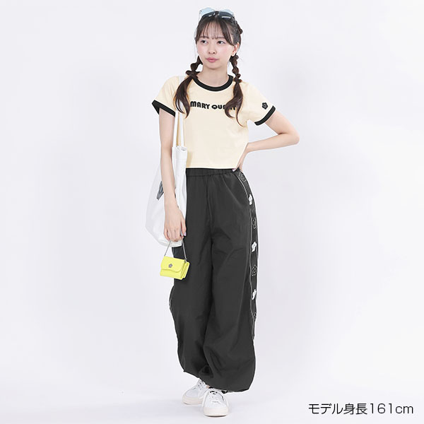 レトロロゴアップリケミニ Tシャツ（アイボリー）