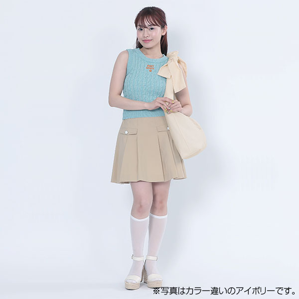 パフィーリボンデイジーパッチ トート（ブラック）