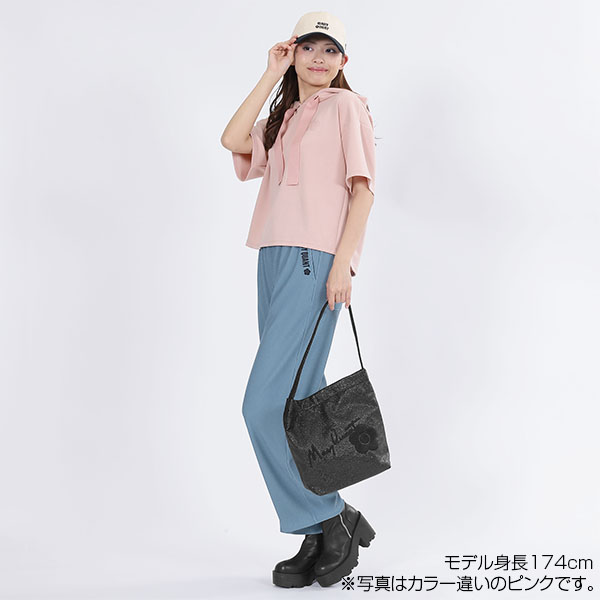 バックロゴ半袖 パーカ（アイボリー）