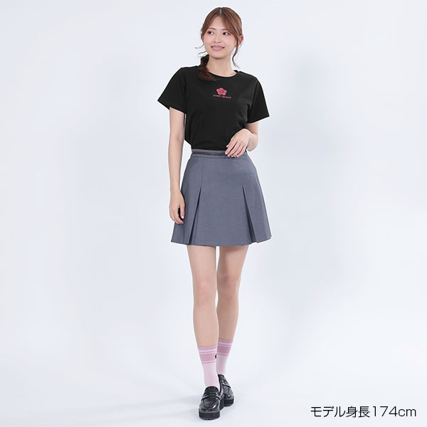ピンクグリッターロゴ Tシャツ（ブラック）