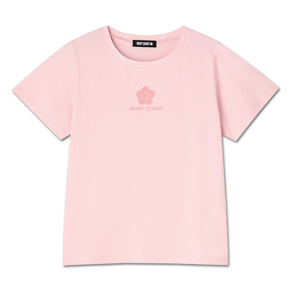 ピンクグリッターロゴ Tシャツ（ベビーピンク）
