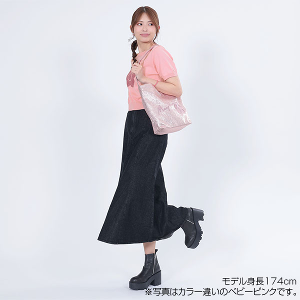 ラメデイジーニット プルオーバー（ホワイト）