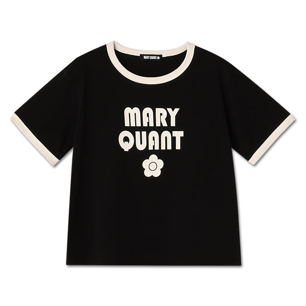 レトロロゴリンガーデイジー Tシャツ（ブラック）