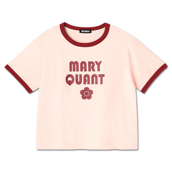 レトロロゴリンガーデイジー Tシャツ（ピンク）