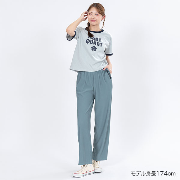 レトロロゴリンガーデイジー Tシャツ（ブルー）