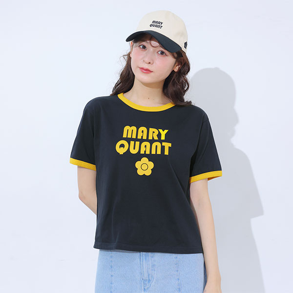 レトロロゴリンガーデイジー Tシャツ（ネイビー）