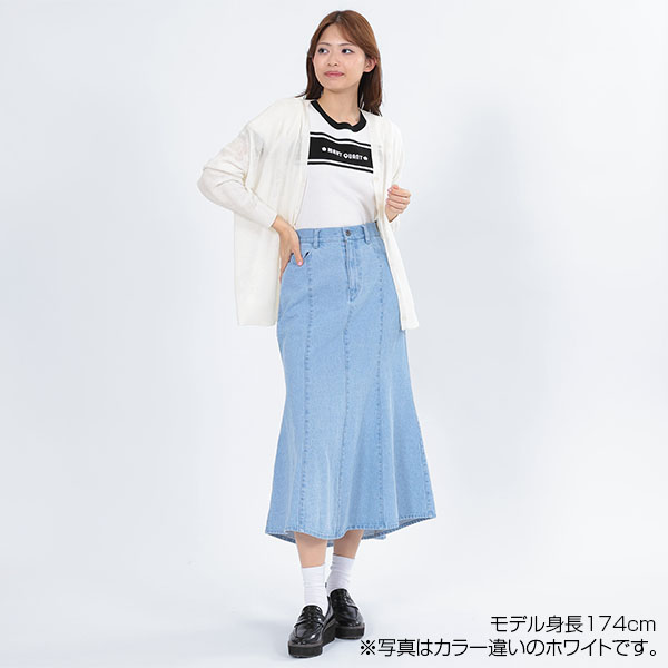 デイジーシアー カーディガン（ブラック）