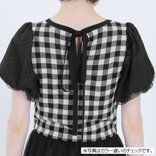 レトロロゴライン ワンピース（ホワイト）