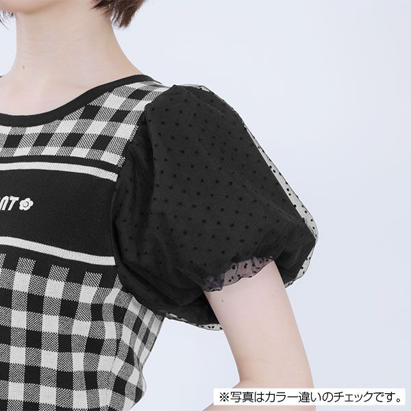レトロロゴライン ワンピース（ネイビー）