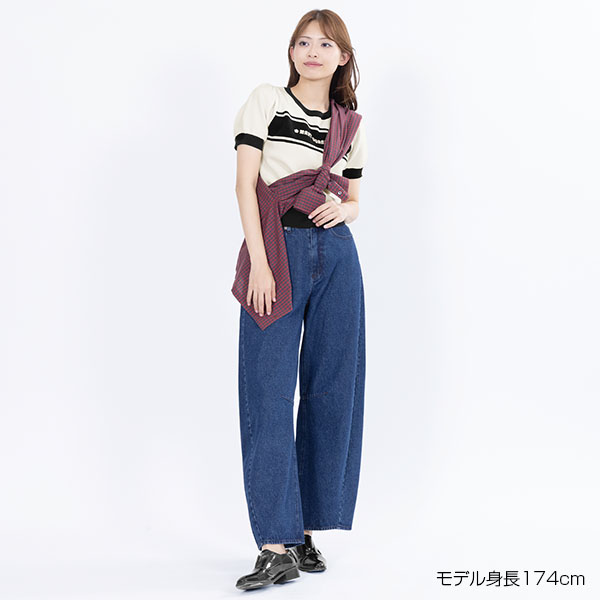 レトロロゴライン プルオーバー（ホワイト）