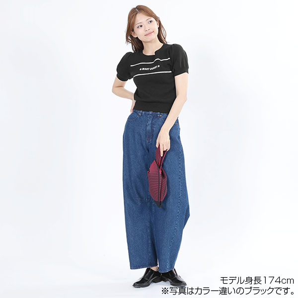 レトロロゴライン プルオーバー（ブルー）