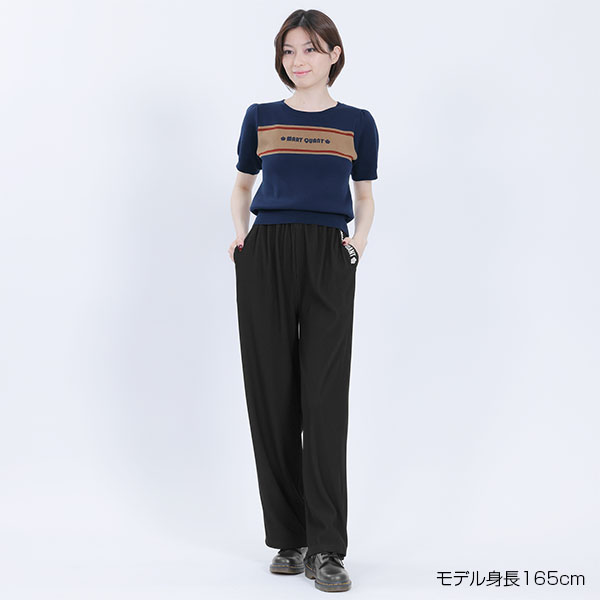 レトロロゴライン プルオーバー（ネイビー）
