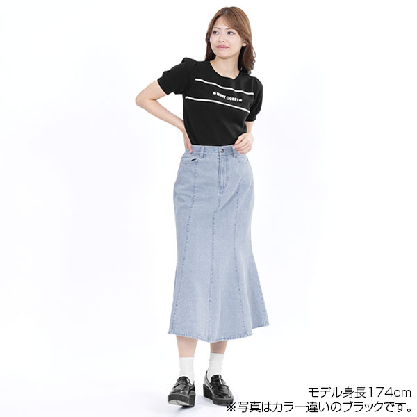 レトロロゴライン プルオーバー（ネイビー）
