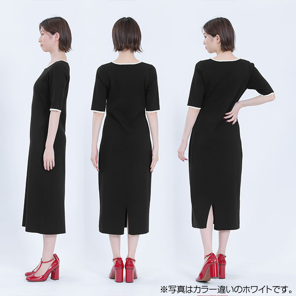 カーデアンサンブル ワンピース（ブラック）