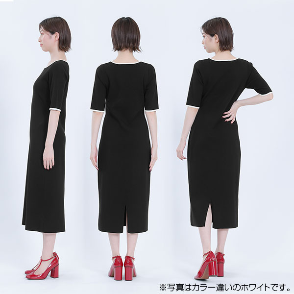 カーデアンサンブル ワンピース（ネイビー）