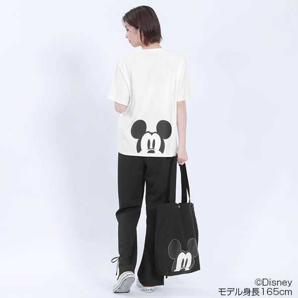 ミッキーマウスデザイン Tシャツ（ホワイト）