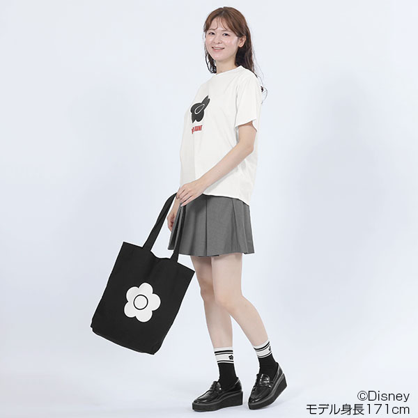 ミッキーマウスデザイン Tシャツ（ホワイト）