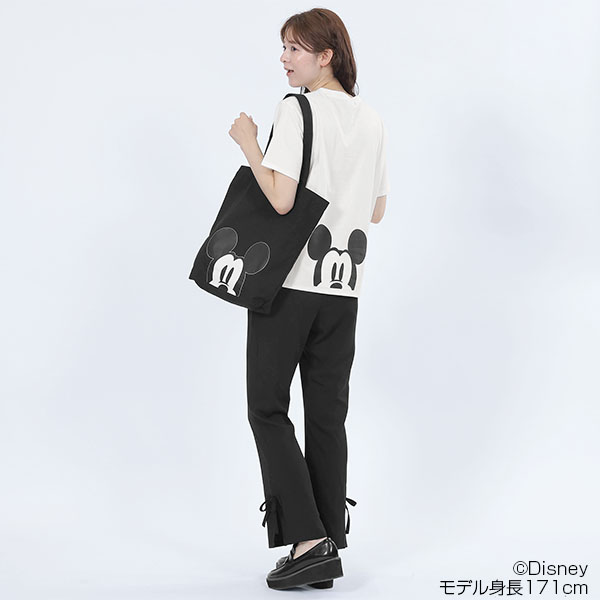 ミッキーマウスデザイン Tシャツ（ホワイト）